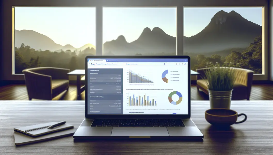 Dashboard Google Marketing Platform used for hotel remarketing.