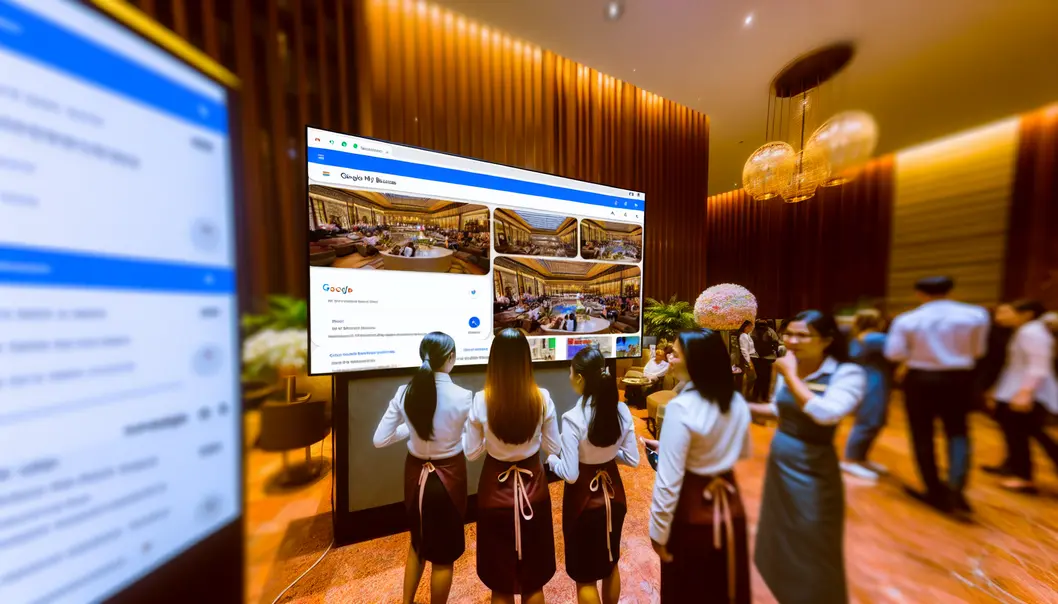 Optymalizacja wizytówki Google Moja Firma w hotelu.